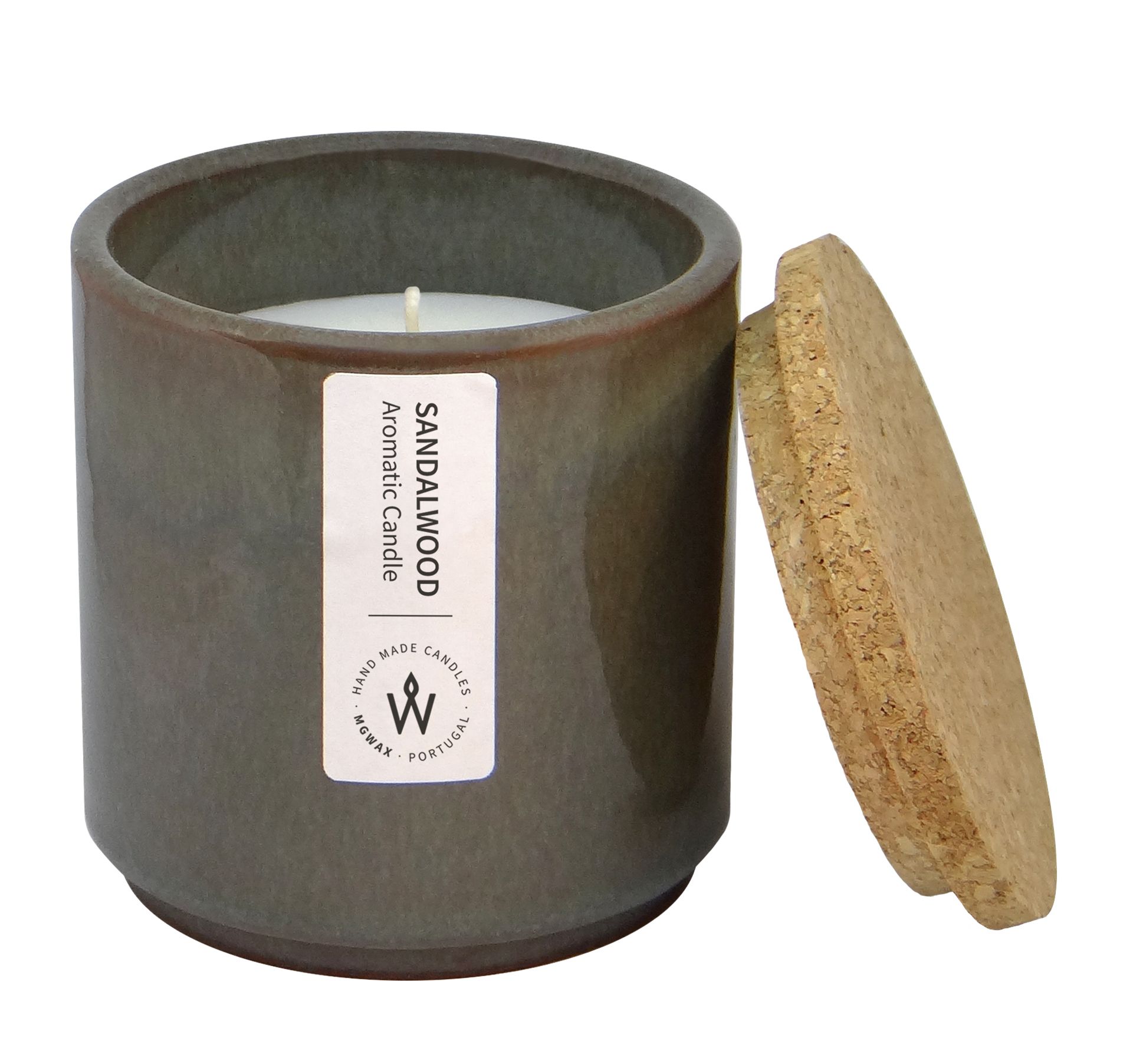 MGWAX_Vela Aromática Organic Sandalwood 180g